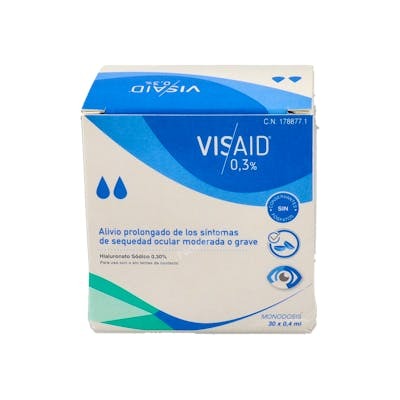 VISAID 0,3% sequedad ocular 30monodosis