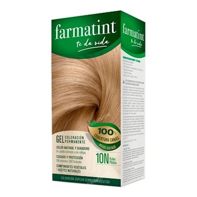 FARMATINT GEL 10N RUBIO PLATINO 135ML