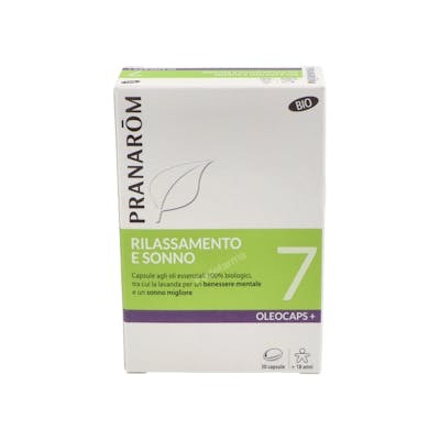 PRANAROM PACABADO OLEOCAPSULAS+ PLUS 7 RELAJACION Y SUEÑO 30CAPSULAS