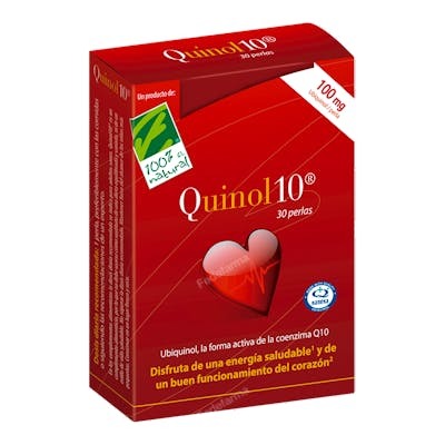 CIEN POR CIEN NATURAL QUINOL 10 100MG 30PERLAS