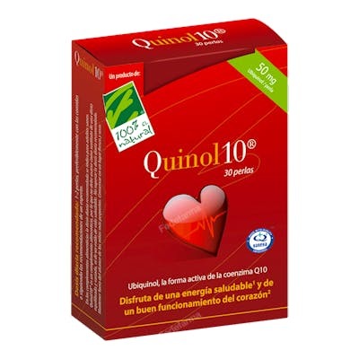 CIEN POR CIEN NATURAL QUINOL 10 50MG 30PERLAS