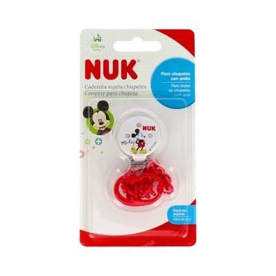 NUK CINTA SUJETA CHUPETE MICKEY.