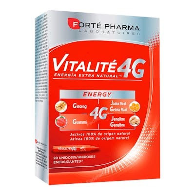 FORTE PHARMA VITALITE 4 G ENERGY 20UNIDOSIS