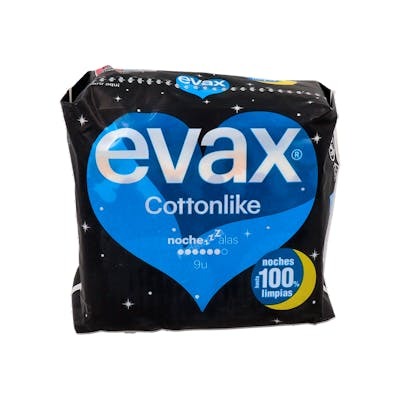 EVAX COTTONLIKE alas noches 9ud.