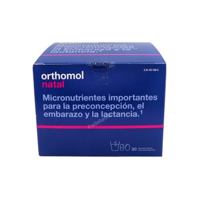 ORTHOMOL NATAL 30dosis granulado+caps.