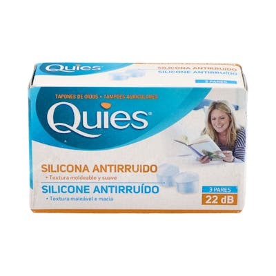 QUIES TAPONES ANTIRUIDO silicona 6ud. QUIES