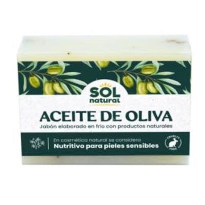 SOLNATURAL JABON EN PASTILLA de aceite de oliva 100gr.
