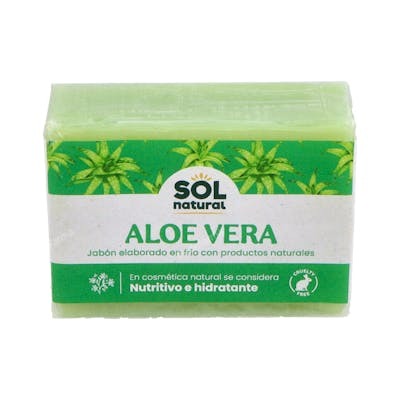 SOLNATURAL JABON EN PASTILLA de aloe vera 100gr.