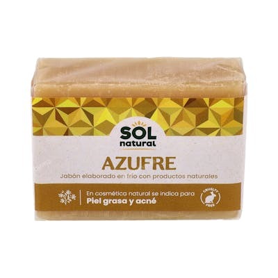 SOLNATURAL JABON EN PASTILLA de azufre 100gr.