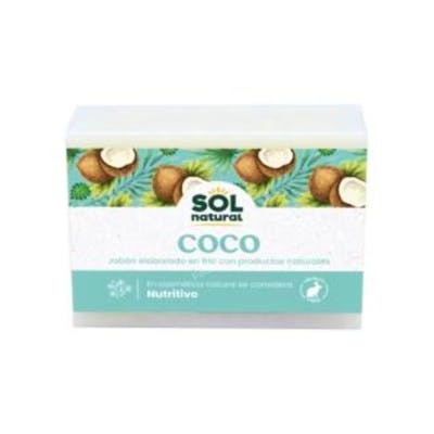 SOLNATURAL JABON EN PASTILLA de coco 100gr.