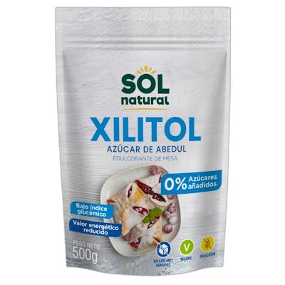 SOLNATURAL AZUCAR ABEDUL xilitol 500gr.