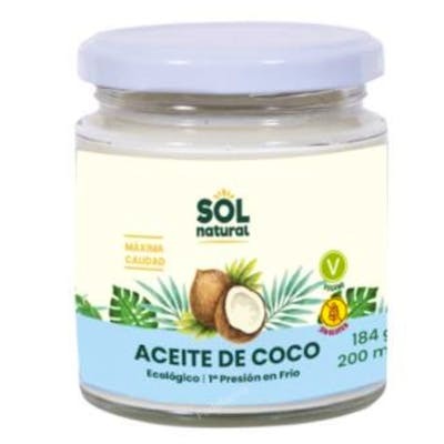 SOLNATURAL ACEITE DE COCO 200ML BIO