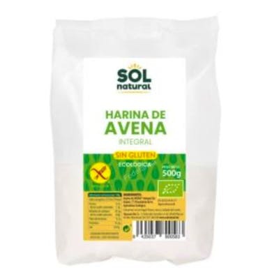 SOLNATURAL HARINA DE AVENA INTEGRAL 500GR BIO SG