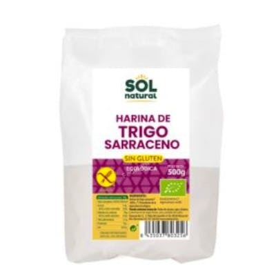 SOLNATURAL HARINA DE TRIGO SARRACENO 500GR BIO SG