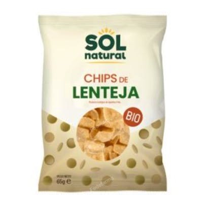 SOLNATURAL CHIPS DE LENTEJA 65GR BIO