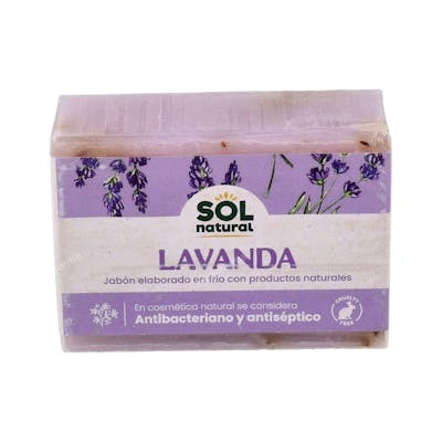 SOLNATURAL JABON EN PASTILLA de lavanda 100gr.