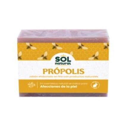 SOLNATURAL JABON EN PASTILLA de propolis 100gr.