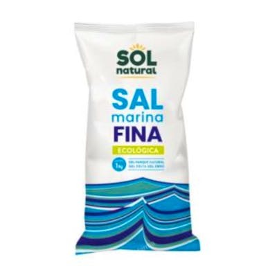 SOLNATURAL SAL MARINA fina 1kg. ECO DELTA  DEL EBRO