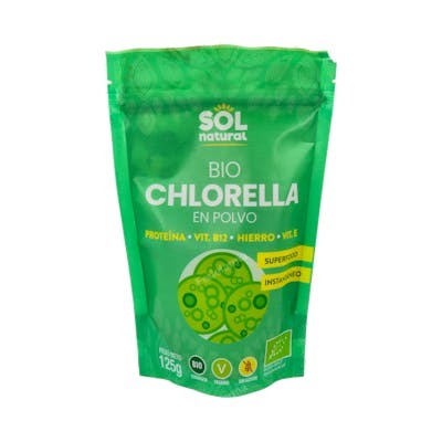 SOLNATURAL CHLORELLA POLVO 125GR BIO