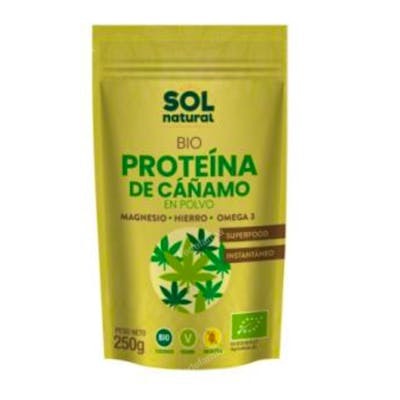 SOLNATURAL PROTEINA DE CAÑAMO 250GR BIO VEGAN SG