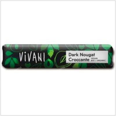 VIVANI BARRITA DE CHOCOLATE NEGRO praline y avellana 18ud