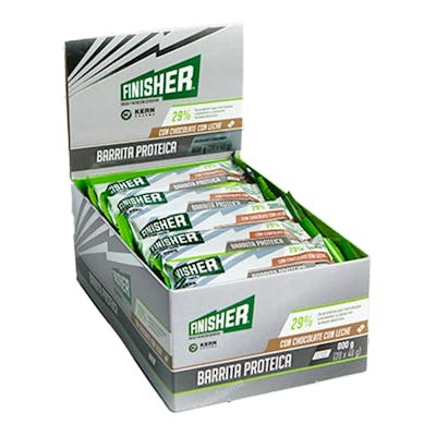FINISHER BARRITAS PROTEICAS CHOCO LECHE 20 BARR