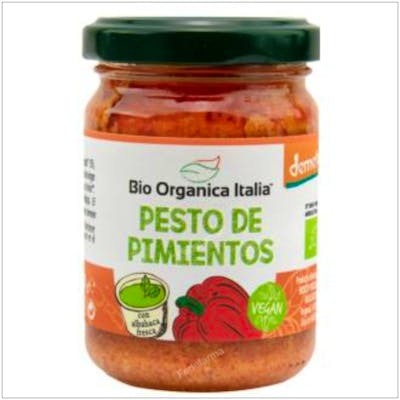 BIO ORGANICA ITALIA PESTO PIMIENTOS 140 gr BIO VEGAN
