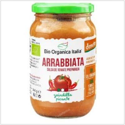 BIO ORGANICA ITALIA SALSA TOMATE ARRABIATA 345 ml BIO