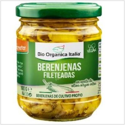 BIO ORGANICA ITALIA BERENJENAS en aceite 190gr. DEMETER