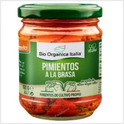 BIO ORGANICA ITALIA PIMIENTO A LA BRASA en aceite 190 gr DEM