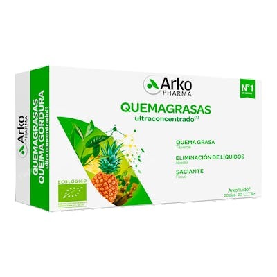 ARKOPHARMA ARKOFLUIDO QUEMAGRASAS 20AMPOLLAS BIO