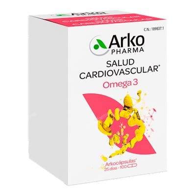 ARKOPHARMA ACEITE DE PESCADO OMEGA 3 100ARKOCAPSULAS