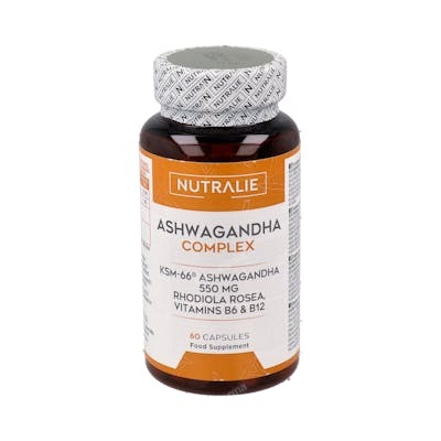 NUTRALIE ASHWAGANDHA KSM-66+RODIOLA COMPLEX 60CAPSULAS