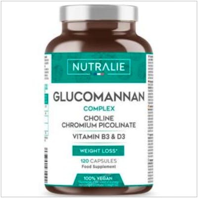 NUTRALIE GLUCOMANANO COLINA CROMO PICOLINATO 120cap.