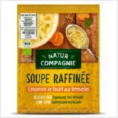 NATUR COMPANIER SOPA DE POLLO con fideos 12sbrsx40gr.