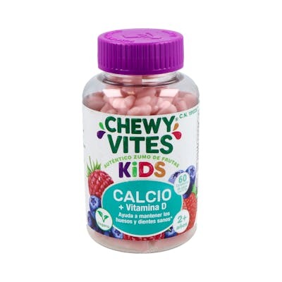 CHEWY VITES kids calcio+vit. D 60ud.