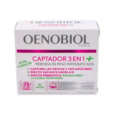 OENOBIOL captador 3 en 1 plus 60comp.