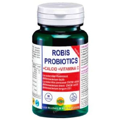 ROBIS PROBIOTICS +CALCIO+VIT C 30CAPSULAS