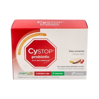 DEITERS CYSTOP probiotic alta recurrencia 60comp.