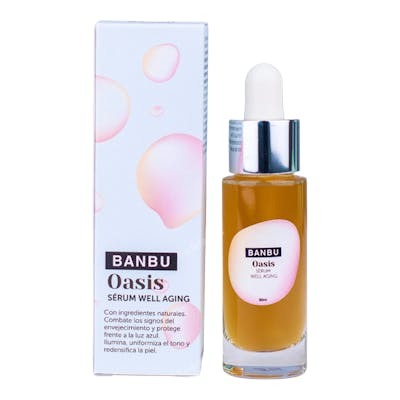 BANBU OASIS serum facial antiedad 30ml. ECO VEGAN