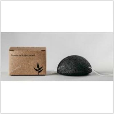BANBU KONJAC esponja facial exfoliante negra 7gr.