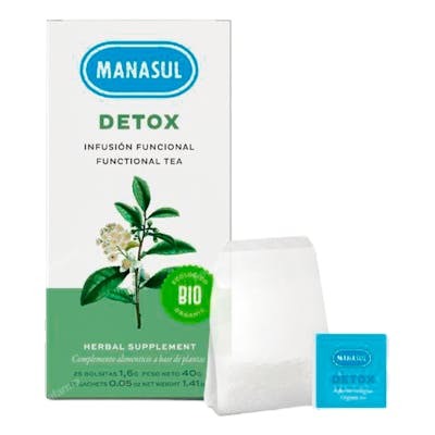 MANASUL DETOX ECO 25 bolsitas