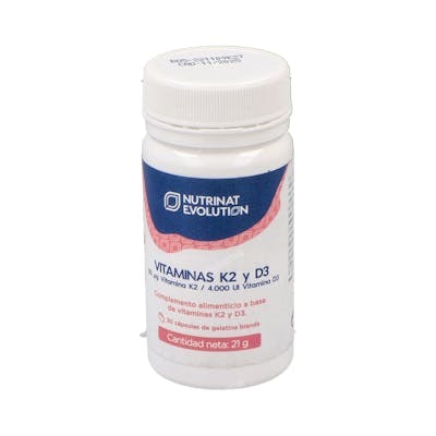 NUTRINAT EVOLUTION VITAMINAS K2 D3 30cap.