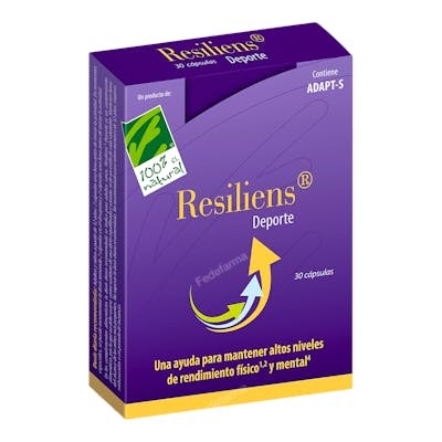 CIEN POR CIEN NATURAL RESILIENS DEPORTE 30cap.