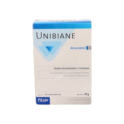 PILEJE UNIBIANE RESVERATROL 30CAPSULAS