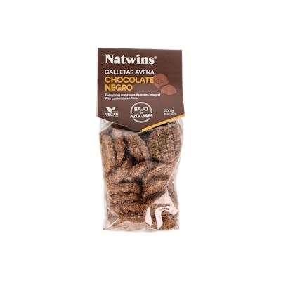 NATWINS GALLETAS DE AVENA CHOCOLATE NEGRO 200gr.
