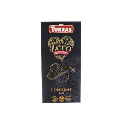 TORRAS CHOCOLATE CACAO 85% ZERO 100gr S/A