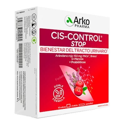 ARKOPHARMA CIS CONTROL stop 10sbrs+5sticks.