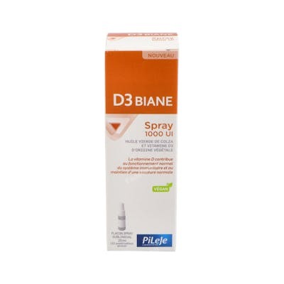 PILEJE D3 BIANE 1000UI spray 20ml.