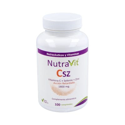 NUTRAVIT CSZ (VITAMINA C+SELENIO+ ZINC) 100 COMPRIMIDOS